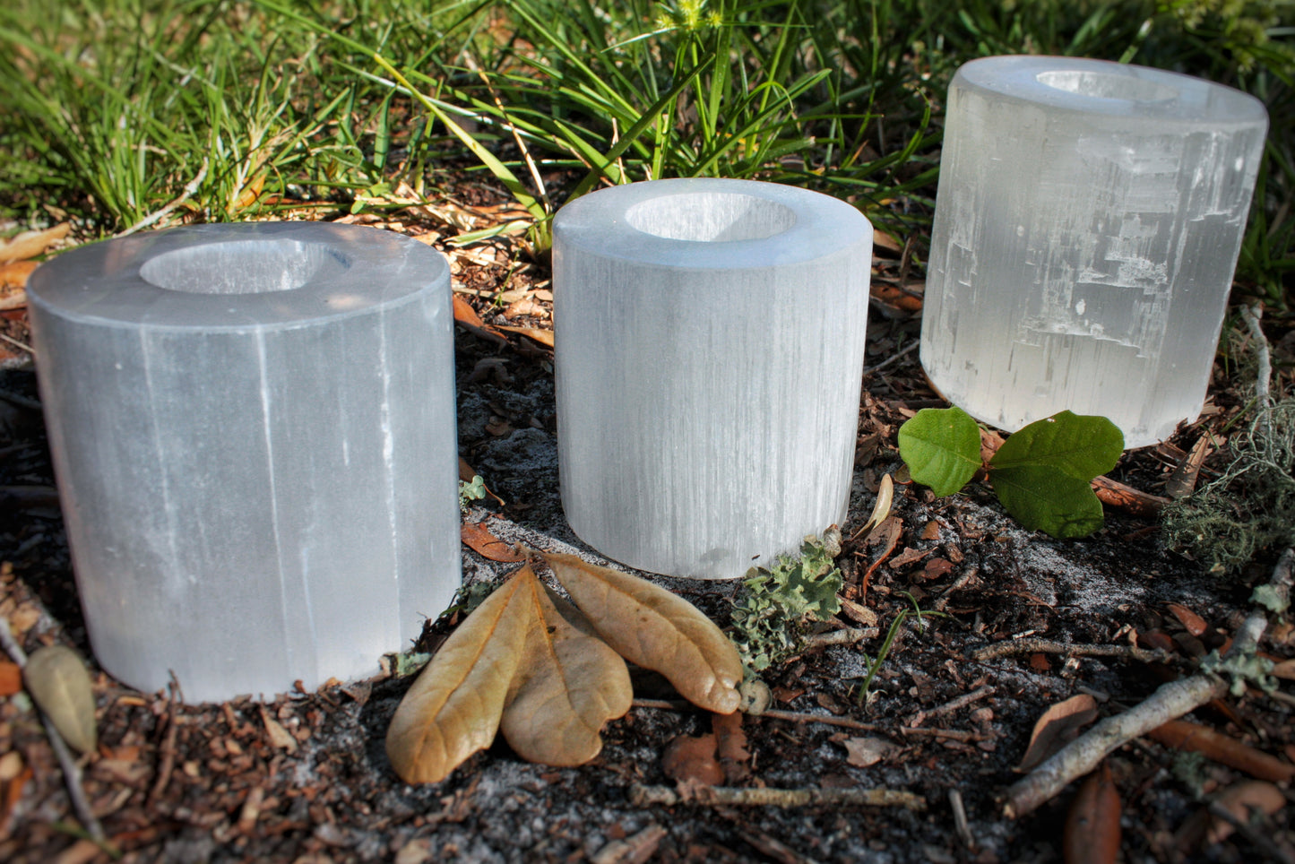 Selenite Tealight Holder