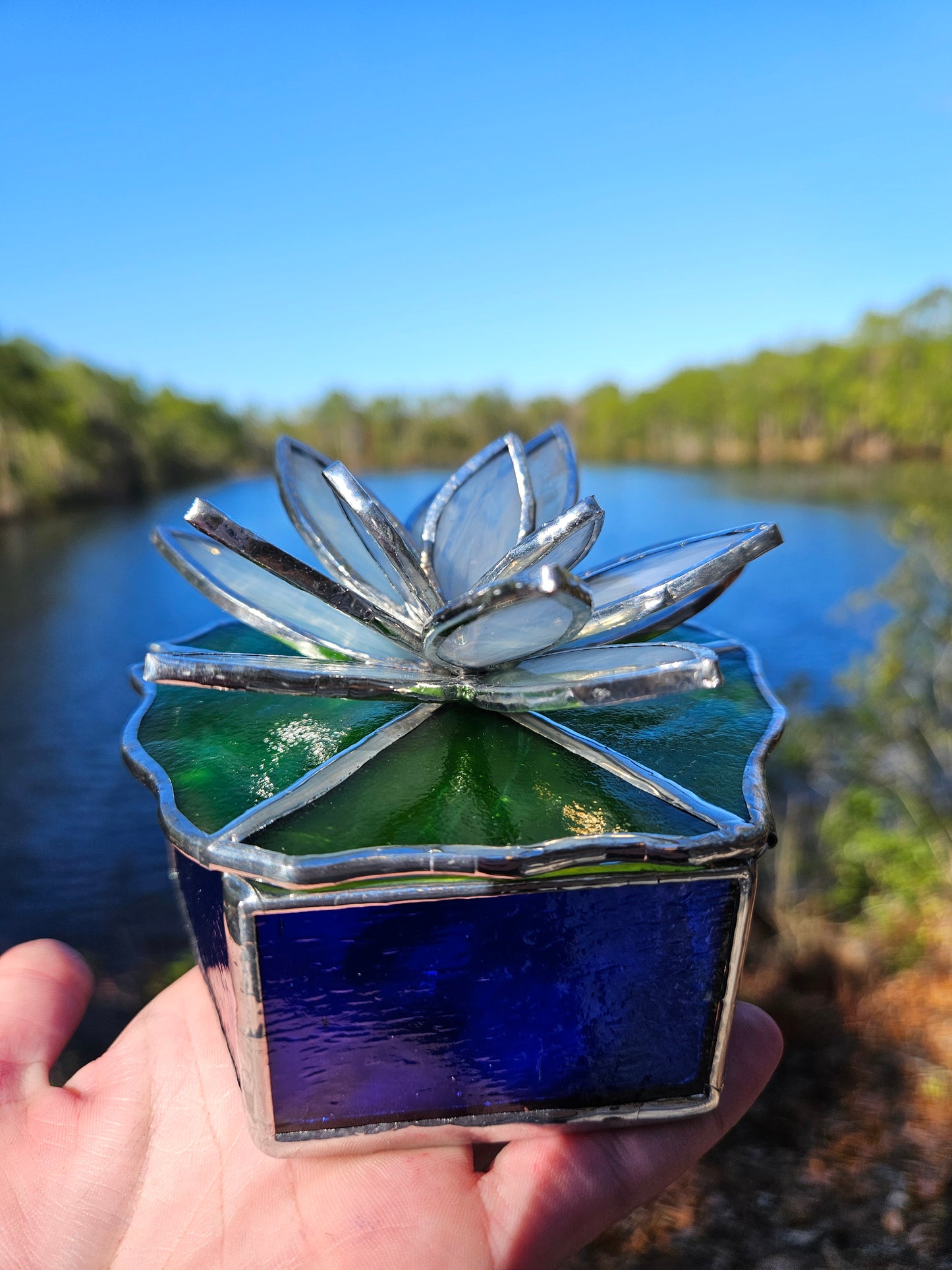 White Cali Lily Box
