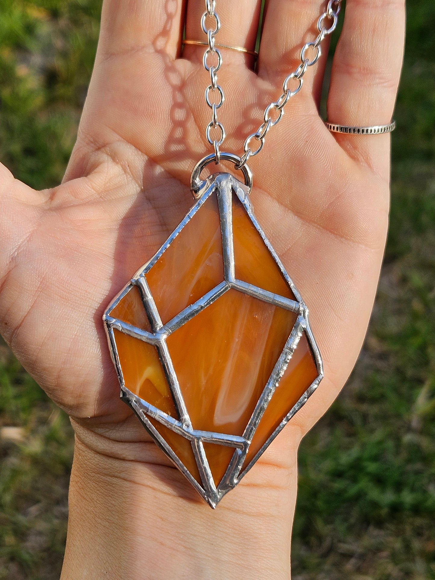 Mini Citrine Stained Glass