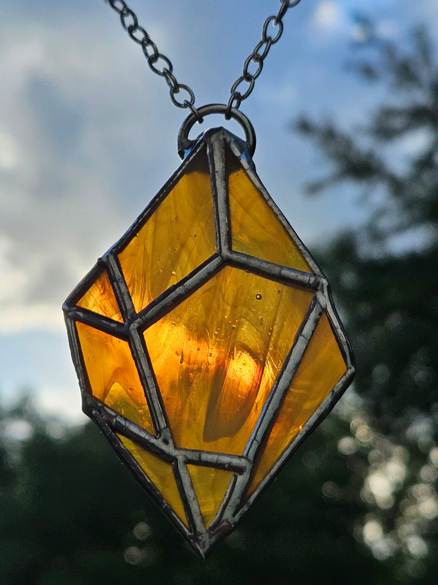 Mini Citrine Stained Glass