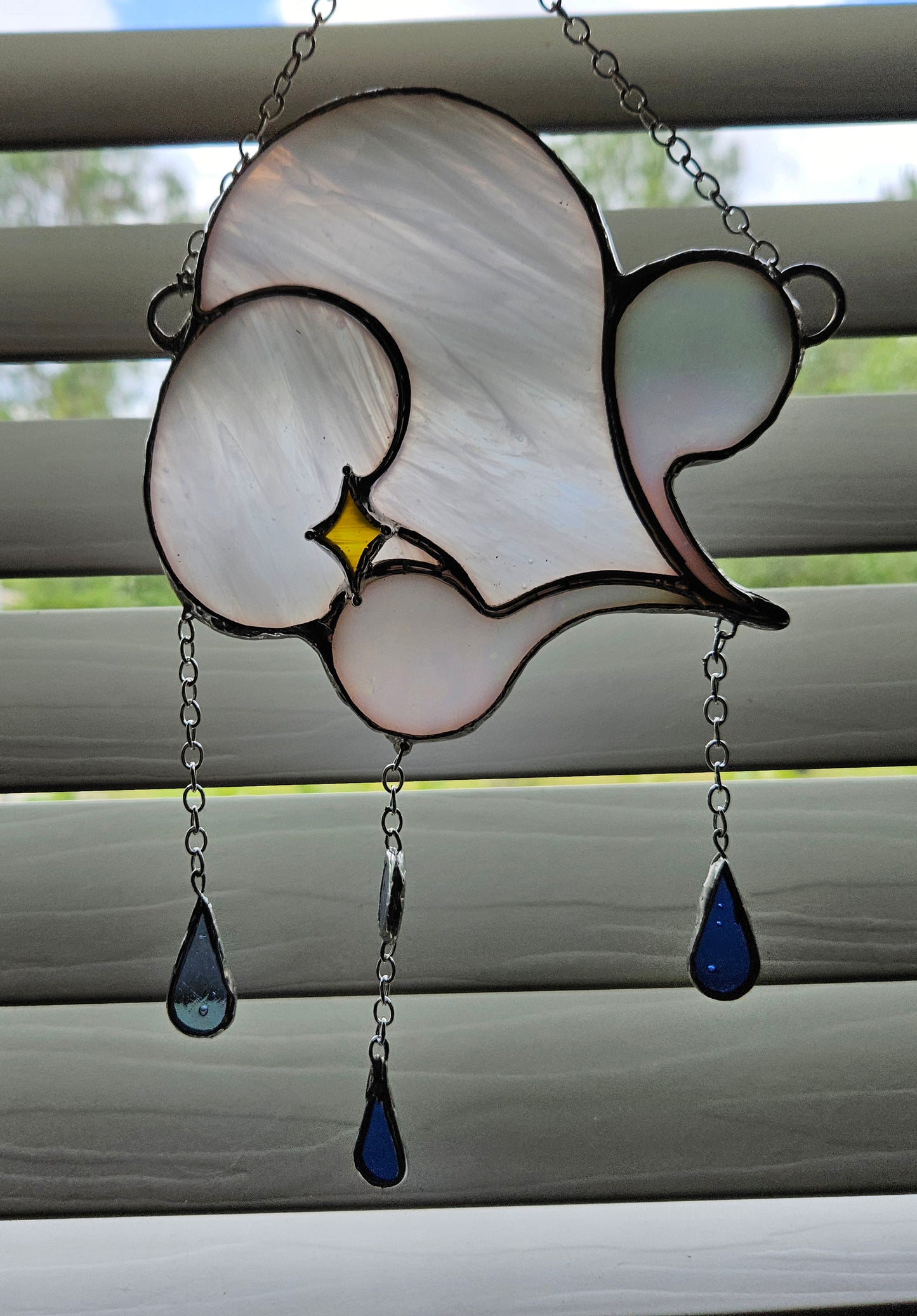 Stormy Cloud Stained Glass