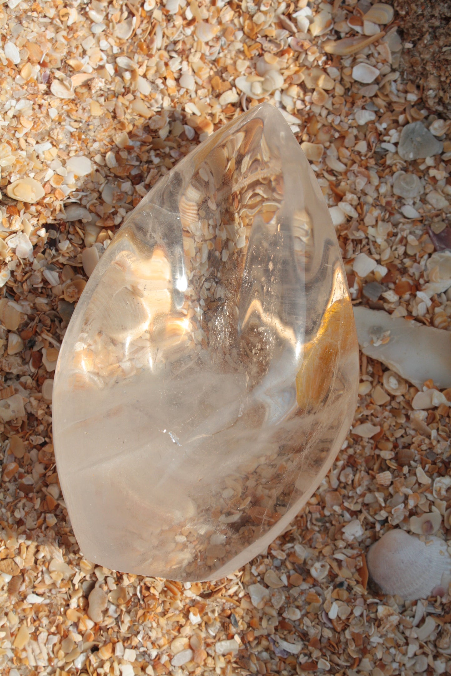 Medium Clear Quartz Flame