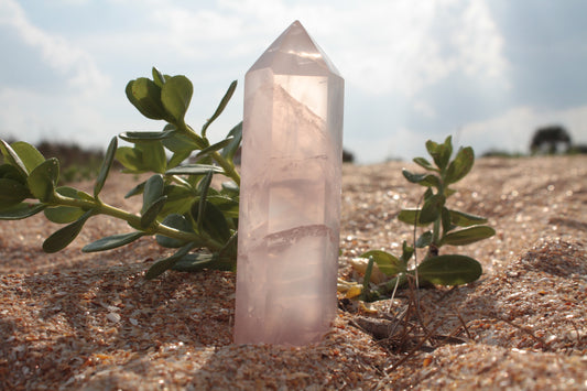 Medium Rose Quartz Tower