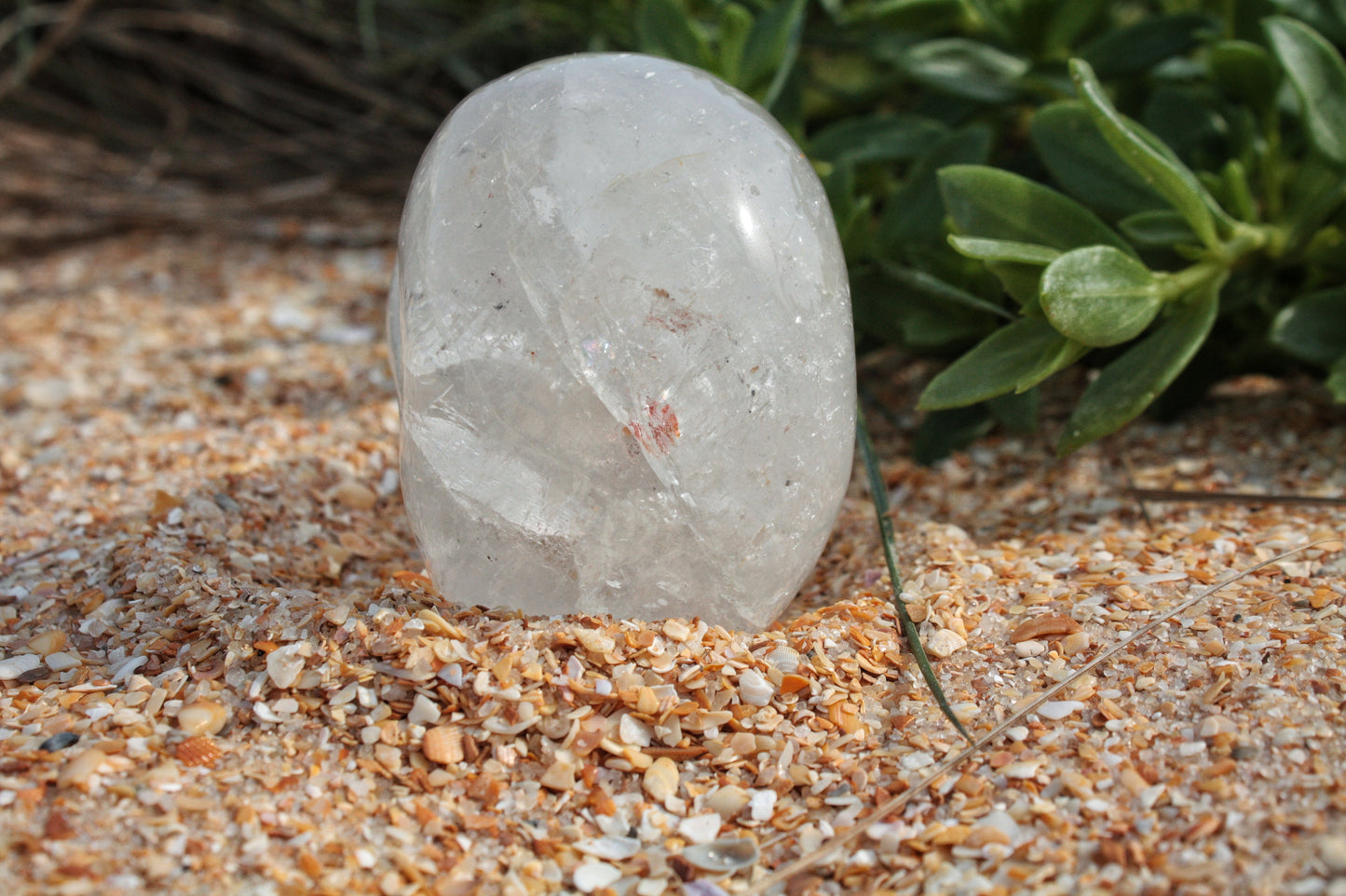 Clear Quartz Polished Skull