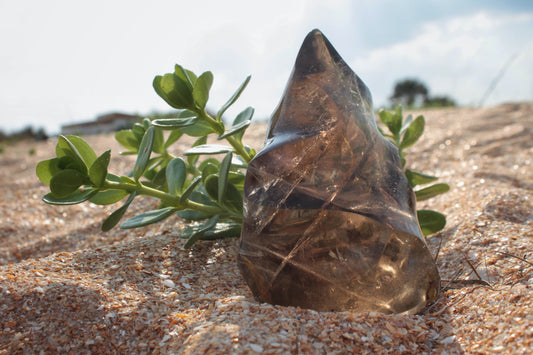 Smoky Quartz Flame