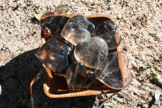 Smoky Quartz Heart