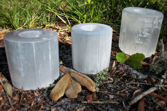 Selenite Tealight Holder