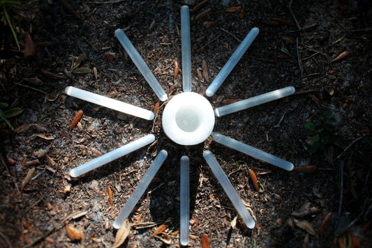 Selenite Massage Wands