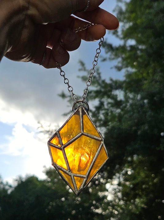 Mini Citrine Stained Glass